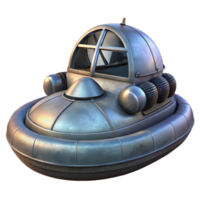 elegant rustic High Tech Hovercraft Front View png