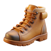 extraordinary vintage Hiking Boots Side View Isolated on Transparent Background high resolution png