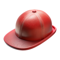 serene classic Hip Hop Cap Side View Red Isolated on Transparent Background high resolution png