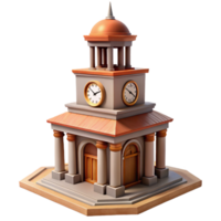 stunning creative Historic Building Clock Tower Timelapse png