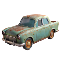 serene artistic Historic Car Classic Model Side View high resolution png