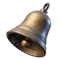 extraordinary creative Historic Church Bell Top View Isolated authentic png