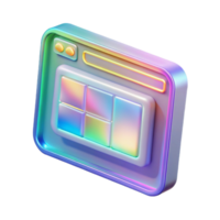 wonderful classic Holographic Display Interface Cutout Transparent Background high quality png