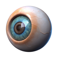 serene modern Human Eye with Reflective Surface Transparent png