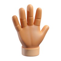 serene contemporary Human Hand Gesture Open Palm Transparent Background high resolution png