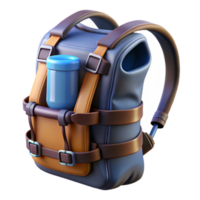 dramatic creative Hydration Pack Empty and Ready to Fill Transparent Background authentic png