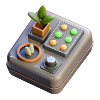 wunderbar klassisch hydroponisch System Steuerung Panel ausgeschnitten Digital Anzeige Original- png