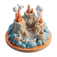 impressive classic Hydrothermal Vent Community Transparent Background Unique Ecosystem png