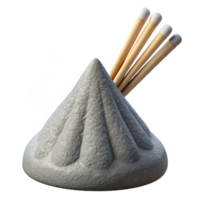 elegant artistic Incense Ash Gray Fine Texture Transparent Background authentic png