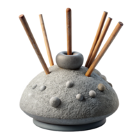 impressive artistic Incense Ash Gray Fine Texture Transparent Background high resolution png