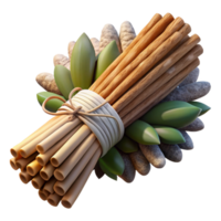 magnificent modern Incense Sticks Bundle Dried Herbs Cutout high resolution png