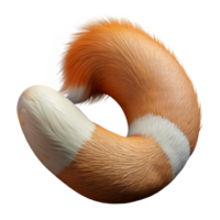 stunning rustic Injured Squirrel Tail Close Up Transparent Background premium png
