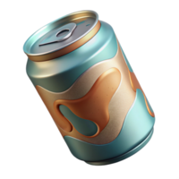 wonderful modern Innovative Beverage Can Design with Gradient Colors Isolated high quality png