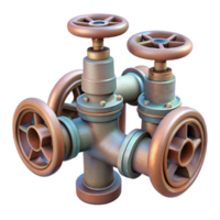 extraordinary creative Irrigation Pipes and Valves Transparent Background premium png