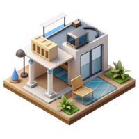wonderful traditional Isometric Vr Architectural Design Studio Isolated exclusive png