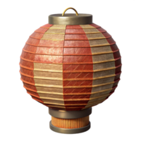 serene abstract Japanese Lantern with Paper Design Cutout high resolution png