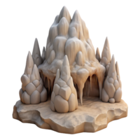 serene rustic Jeita Grotto Limestone Caves Formations Transparent high resolution png