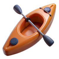 magnificent artistic Kayak Cockpit Empty Ready to Paddle Isolated Element authentic png
