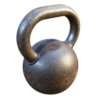 impressive creative Kettlebell Cast Iron Texture Isolated high quality png