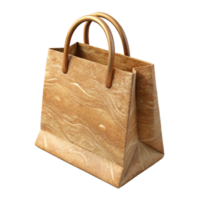 wonderful artistic Kraft Paper Bag with Handle Cutout Transparent Background genuine png