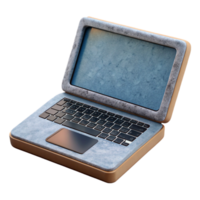 elegant traditional Laptop Touchpad Close Up View Isolated on Transparent Background authentic png