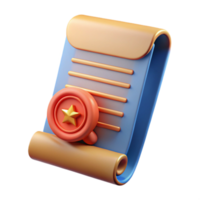lindo criativo legal documento com foca transparente fundo detalhado png