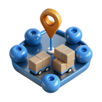 extraordinary abstract Logistics Network Map authentic png