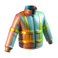 dramatic artistic Luminescent Jacket Reflective Stripes Cutout authentic png