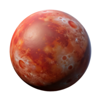 serene artistic Lunar Eclipse Reddish Hue Cutout authentic png