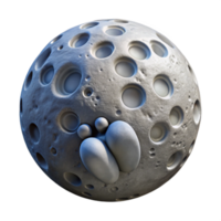 stunning rustic Lunar Landing Cutout with Footprint on Surface high resolution png