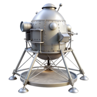 magnificent vintage Lunar Module Ascent Stage Liftoff Transparent Background Cutout png