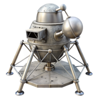 magnificent abstract Lunar Module Ascent Stage Liftoff Transparent Background Cutout professional png