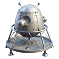 serene modern Lunar Module Descent Stage Isolated Image genuine png