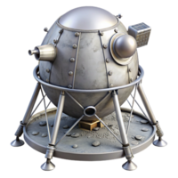 wonderful abstract Lunar Module Descent Stage Isolated Image png