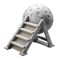 wonderful classic Lunar Module Ladder Cutout with Descent Steps genuine png