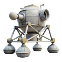 impressive creative Lunar Module Landing Gear Isolated high resolution png