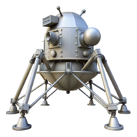 vibrant abstract Lunar Module Landing Legs Extended Isolated Image detailed png