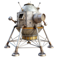extraordinary minimalist Lunar Module with Landing Legs high resolution png