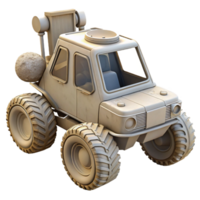 magnificent classic Lunar Rover Side Angle Transparent Background Isolated authentic png