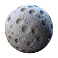elegant rustic Lunar Surface Cutout with Rock Formations professional png