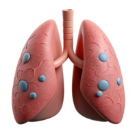 dramatic rustic Lung Diagram Cutout Element high quality png