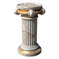 extraordinary abstract Marble Column Detail Front View Isolated high resolution png
