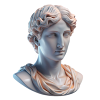 elegant modern Marble Statue Soft Lighting Cutout authentic png