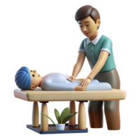 wonderful abstract Massage Therapist Hands Working Side View authentic png