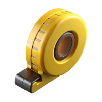 wonderful modern Measuring Tape Extended Yellow Isolated high resolution png