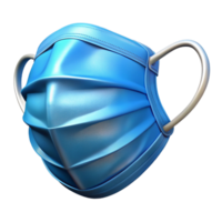 magnificent modern Medical Mask Blue Color Transparent Background high resolution png
