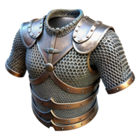 serene rustic Medieval Chainmail Armor Detail Isolated Cutout authentic png