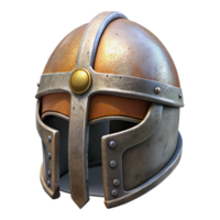 elegant vintage Medieval Helmet Front View Isolated high resolution png