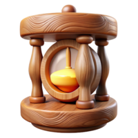 magnificent abstract Meditation Timer Wooden Design Cutout exclusive png