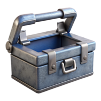 impressive artistic Metal Toolbox Open Isolated Element high resolution png